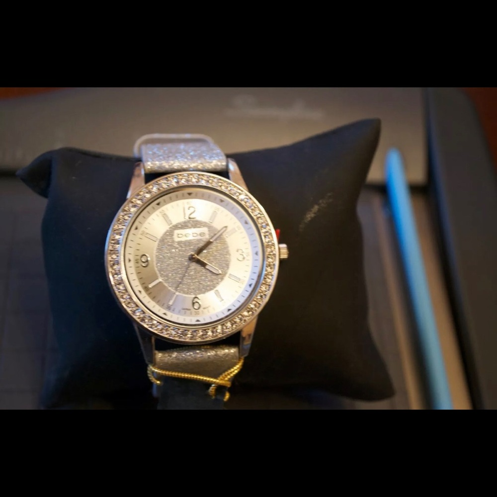 Bebe Watch with rhinestones